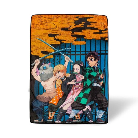 Demon Slayer Fleece Throw Blanket | 45 x 60 Inches