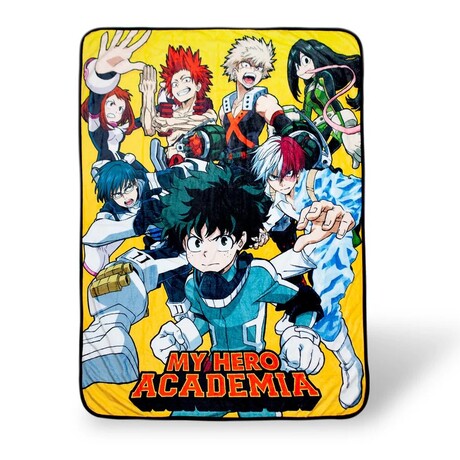 My Hero Academia Superheroes Lightweight Fleece Throw Blanket | 45 x 60 Inches