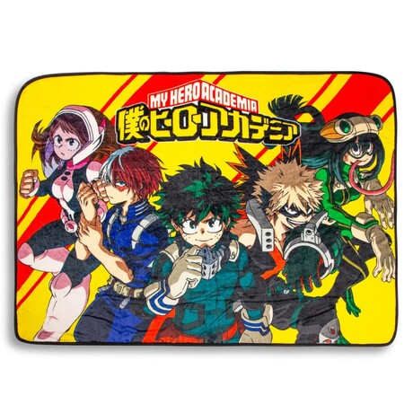 My Hero Academia Characters Fleece Throw Blanket | 45 x 60 Inches