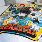 My Hero Academia Superheroes Lightweight Fleece Throw Blanket | 45 x 60 Inches