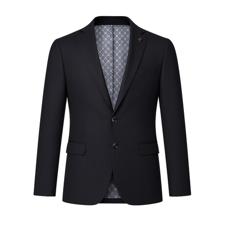 Single-Breasted w/ Two-Button Blazer // Black (S)