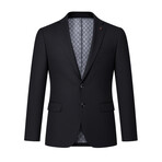 Single-Breasted w/ Two-Button Blazer // Black (M)