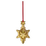 Baccarat Noel 2017 Annual Crystal Ornament // Gold // 2811538