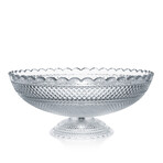 Baccarat Diamant Crystal Pedestal 20" Bowl // 2811684