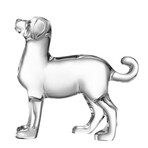Baccarat Zodiaque Year of the Dog Crystal Figurine // 2811187