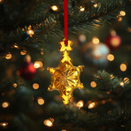 Baccarat Noel 2017 Annual Crystal Ornament // Gold // 2811538