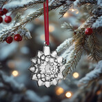 Baccarat Noel 2019 Annual Crystal Snowflake Ornament // Clear // 2813066