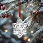 Baccarat Noel 2018 Annual Crystal Star Ornament // Clear // 2812248