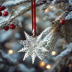 Baccarat Mathias Noel 2021 Annual Crystal Ornament // 2814619