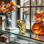 Baccarat Zodiaque Year of the Rat Crystal Figurine // Gold // 2813062