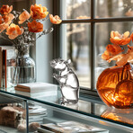 Baccarat Zodiaque Year of the Rat Crystal Figurine // Clear // 2813060