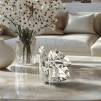 Baccarat Origami Rooster Crystal Figurine // 1762749