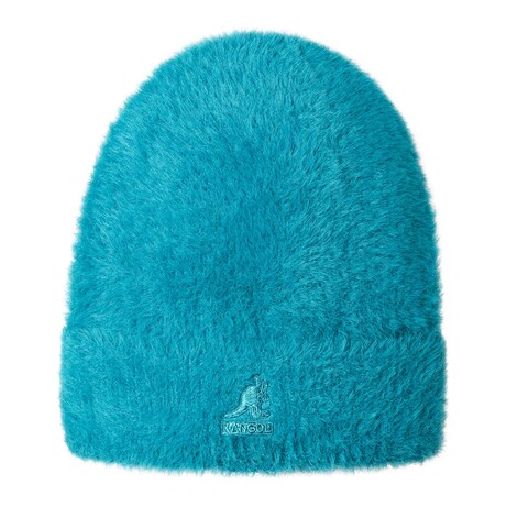 Faux Fur Beanie // Marine Teal