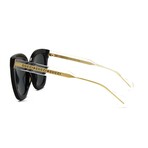 Unisex // GG0564SN 001 Sunglasses // Black Crystal + Black