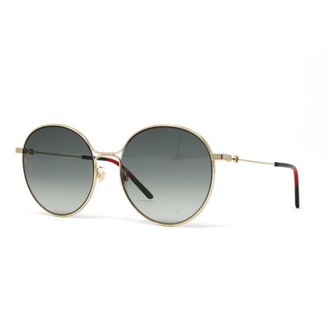 Unisex // GG0395S 002 Sunglasses // Gold + Grey Gradient