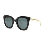 Unisex // GG0564SN 001 Sunglasses // Black Crystal + Black