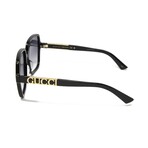 Unisex // GG1189S 002 Sunglasses // Gold Black + Black Gradient