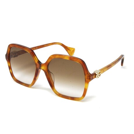 Unisex // GG1072SA 003 Sunglasses // Havana  + Brown Gradient