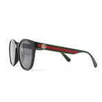 Unisex // GG0855SK 001 Sunglasses // Black Green Red + Grey