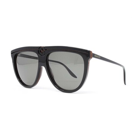 Unisex // GG0732S 001 Sunglasses // Black + Black