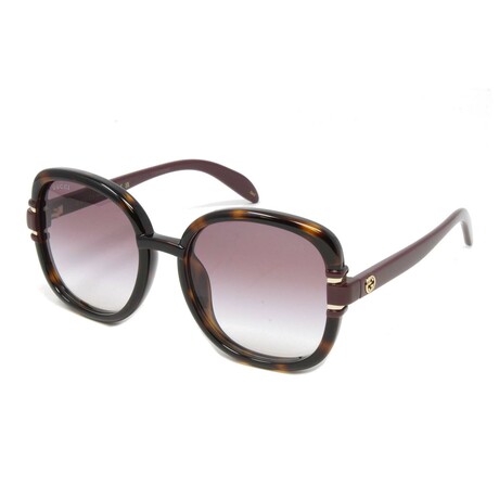 Unisex // GG1068SA 004 Sunglasses // Havana Brown + Brown Gradient