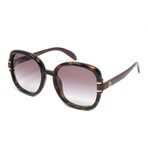 Unisex // GG1068SA 004 Sunglasses // Havana Brown + Brown Gradient