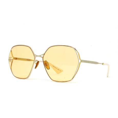 Unisex // GG0818SA 006 Sunglasses // Gold
