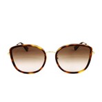 Unisex // GG0606SK 003 Sunglasses // Havana Gold + Brown Gradient