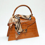 Teresa Medium Handbag & Crossbody Italian Leather (Cognac)