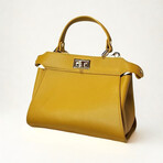 Analisa Small Handbag Italian Leather (White)