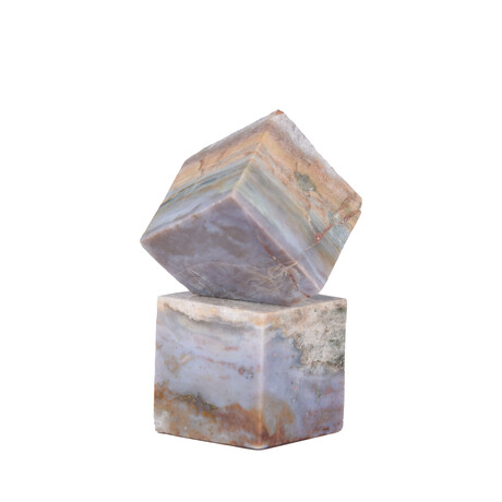 Ocean Jasper Cubes // Arctic Dawn
