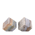 Ocean Jasper Cubes // Arctic Dawn