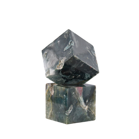 Ocean Jasper Cubes // Midnight Fjord