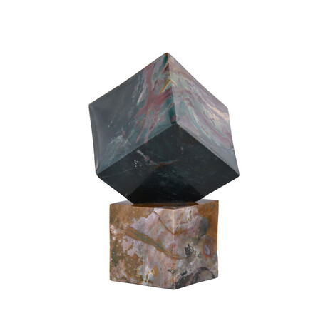 Ocean Jasper Cubes // Obsidian Green