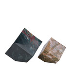 Ocean Jasper Cubes // Obsidian Green