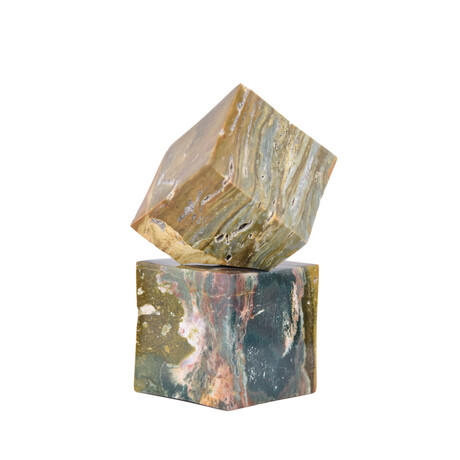 Ocean Jasper Cubes // Canyon Strata