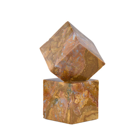 Ocean Jasper Cubes // Copper Earth
