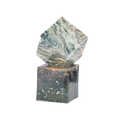 Ocean Jasper Cubes // Alpine Vein
