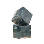 Ocean Jasper Cubes // Deep Moss