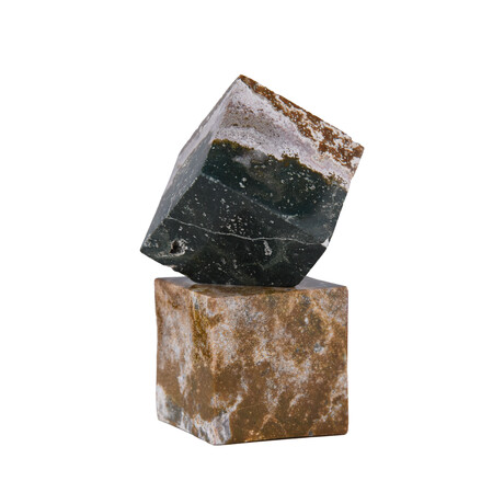 Ocean Jasper Cubes // Canyon Verde