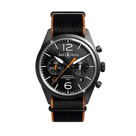 Bell & Ross Aviation Chronograph Limited Edition Automatic // BR-126-94-SC-41 // Pre-Owned