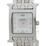 Hermes Ladies H Watch Diamond Quartz // HH1210-HER // Pre-Owned