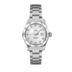 Omega Ladies Seamaster Aqua Terra Diamond Quartz // O2575.00 // Pre-Owned