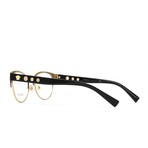 Versace // VE1237 1342 Optical Glasses // Black + Gold