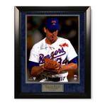 Nolan Ryan // Texas Rangers // Signed Photo + Framed // Blood Face