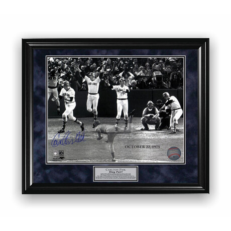 Carlton Fisk // BOS Red Sox // Signed Photo + Framed