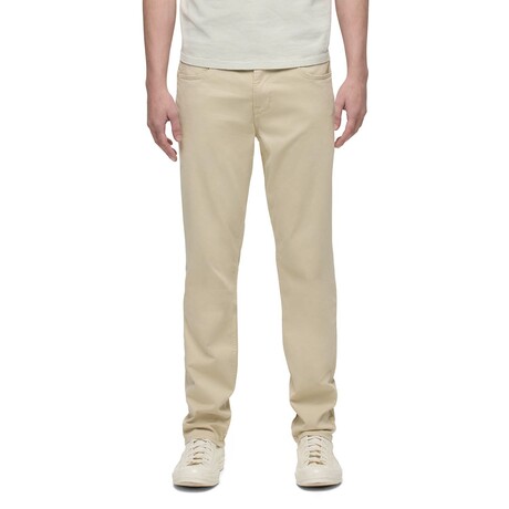 Blake Slim Straight Zip Fly // Light Beige (28)