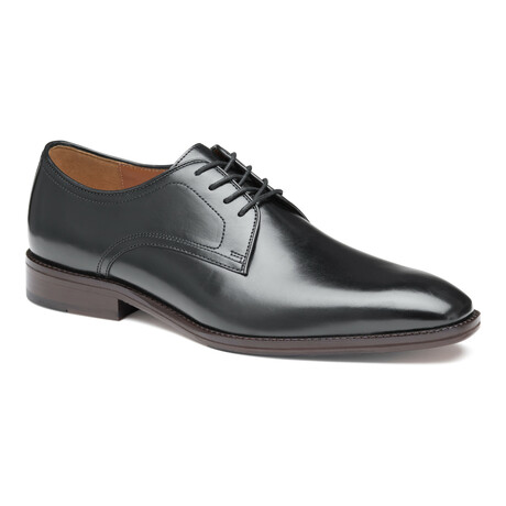 Leather Sullivan Plain Toe Derbys // Black (8)