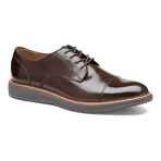 Leather Upton Cap Toe Derbys // Mahogany (8)