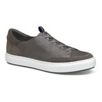 Leather & Suede Anson Stretch Lace-To-Toe Sneakers // Gray (8)